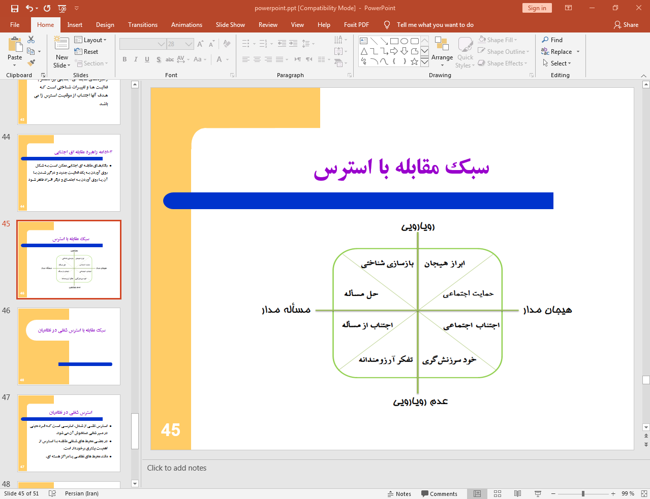 مقابله با استرس