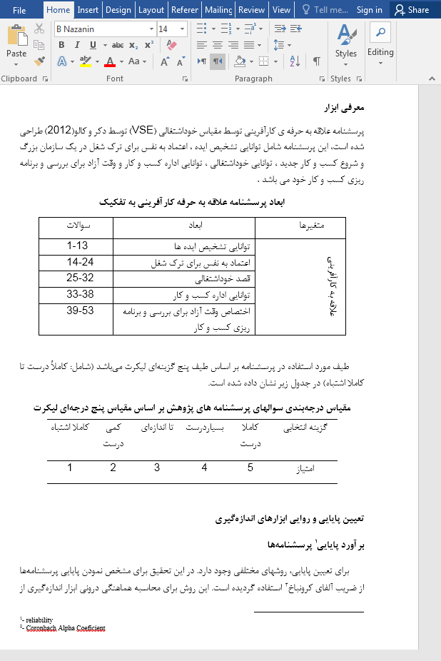 علاقه به کارآفرینی