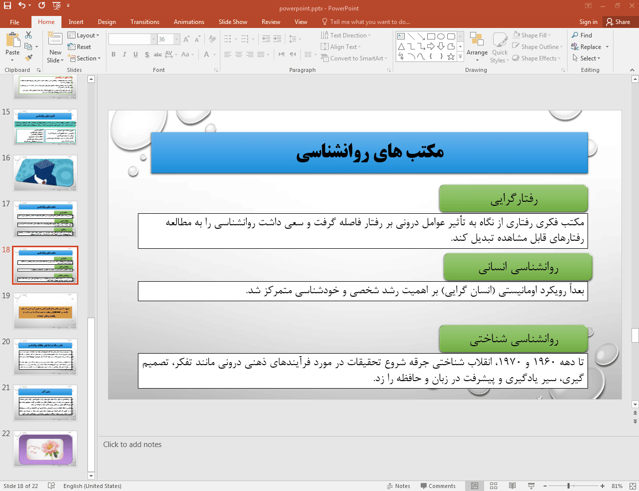 مکتب های روانشناسی