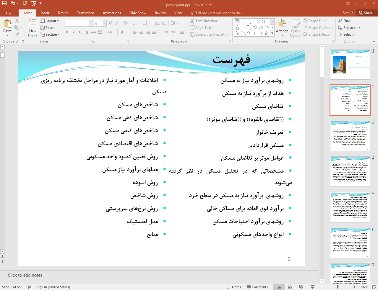 برآورد نیاز به مسکن