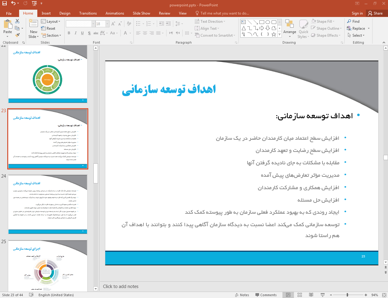 اهداف توسعه سازمانی