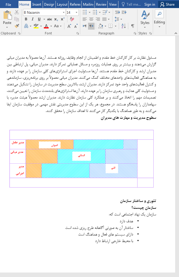 ساختار سازمان چیست