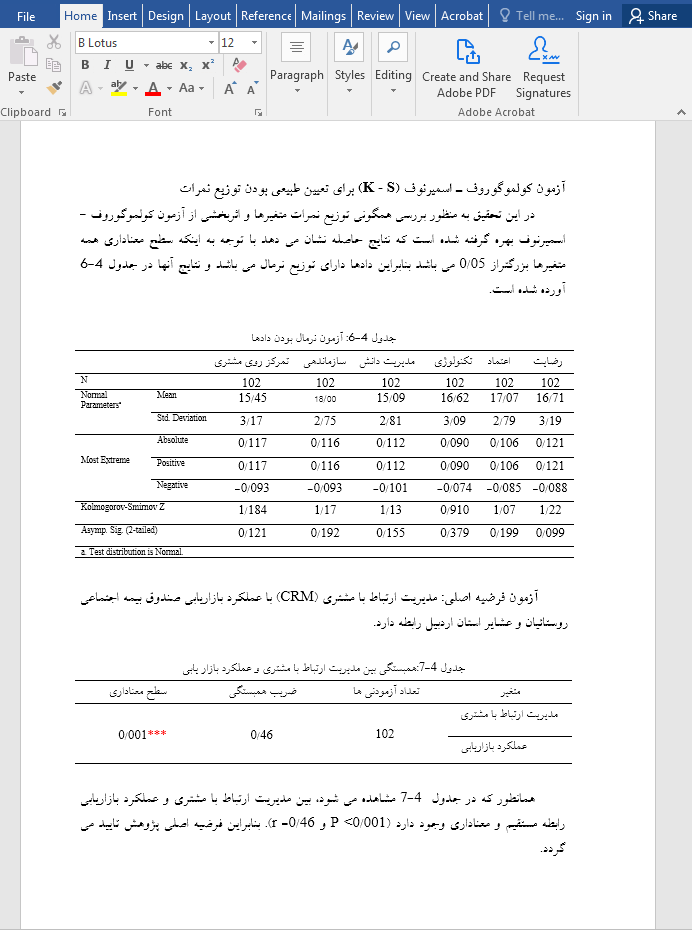 بررسی ارتباط مدیریت ارتباط با مشتری و بازاریابی