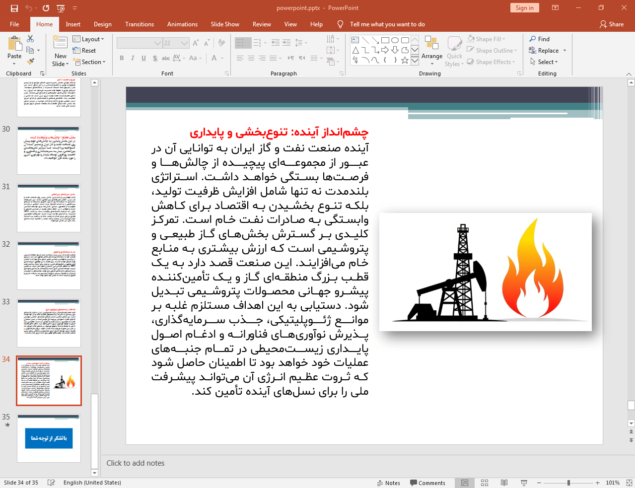 آینده صنعت نفت و گاز ایران