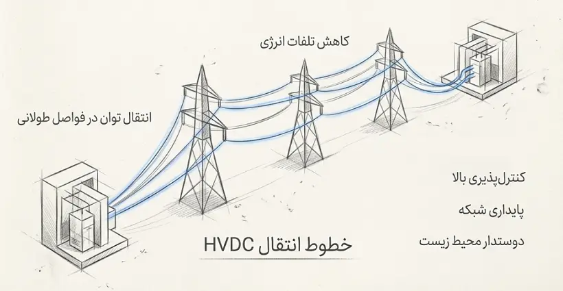 خطوط انتقال HVDC