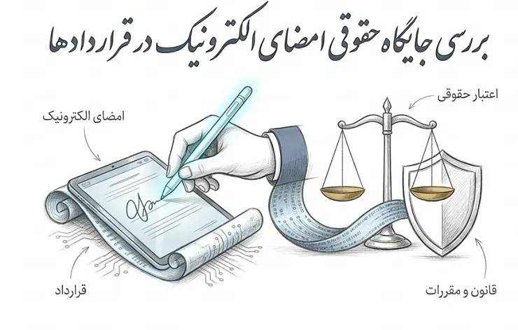 امضای الکترونیک در قراردادها