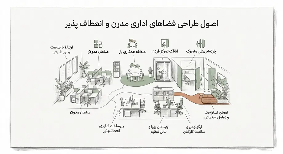 فضاهای اداری مدرن