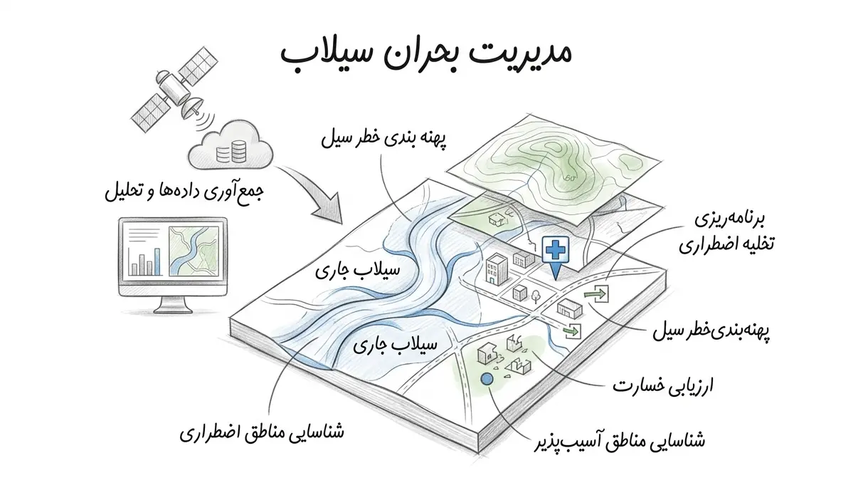 مدیریت بحران سیلاب